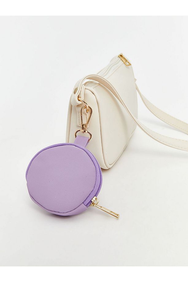 LCW ACCESSORIES Ekru Kuromi Baskılı Kız Çocuk Omuz Çantası ve Cüzdan - 2