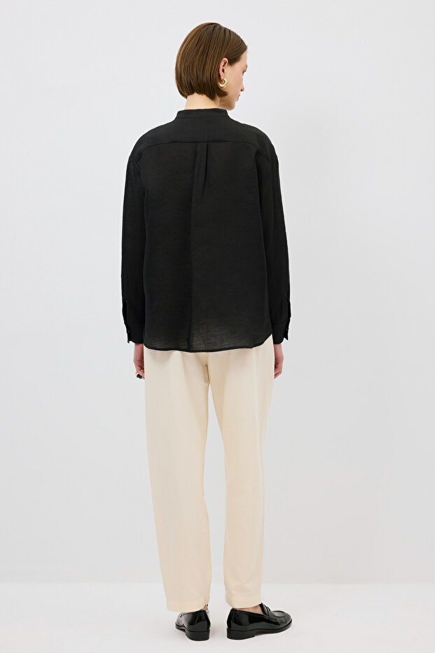 Cepli Keten Gömlek - 6