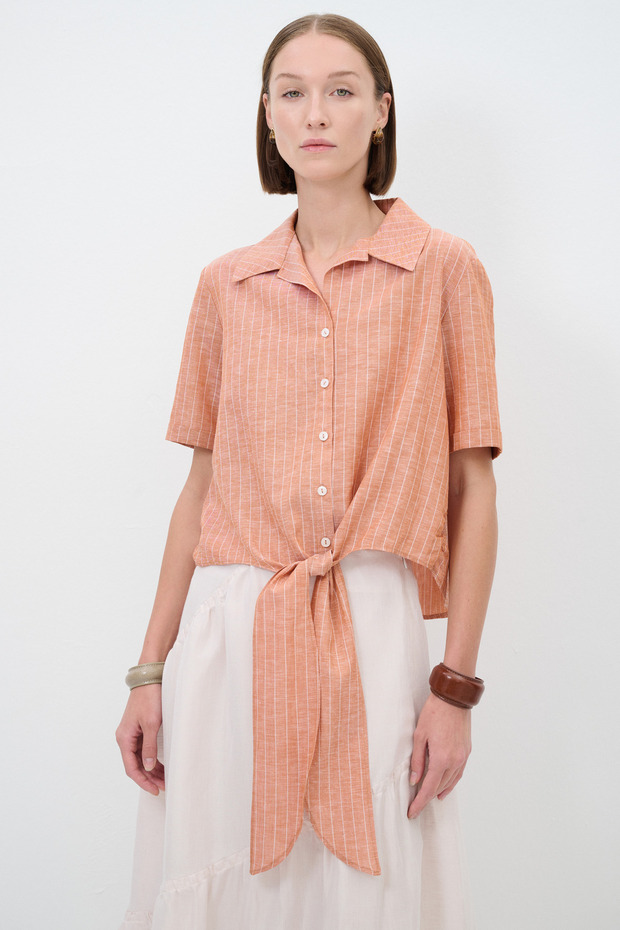 Bağlamalı Gömlek - 1