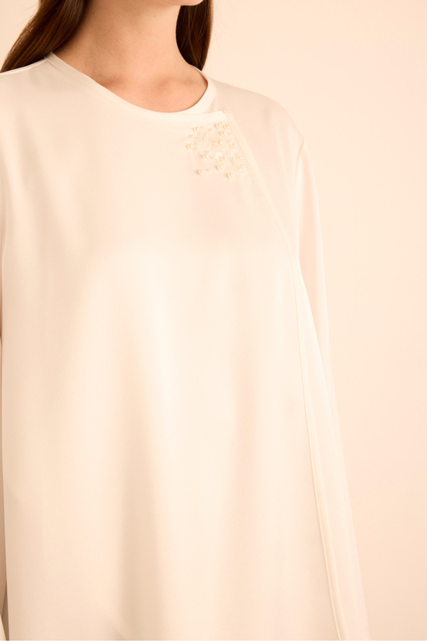 İnci İşlemeli Tunik - 5