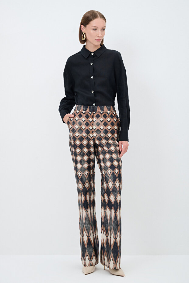 İspanyol Paça Pantolon - 3