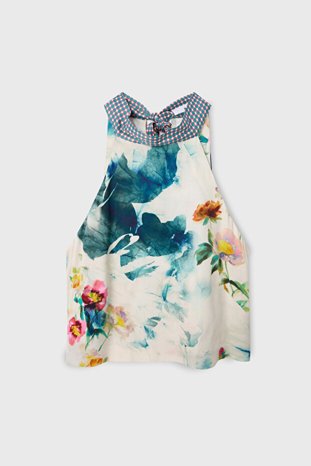 Halter Yaka Bluz - 6