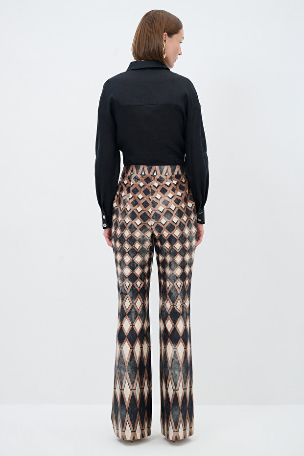 İspanyol Paça Pantolon - 6