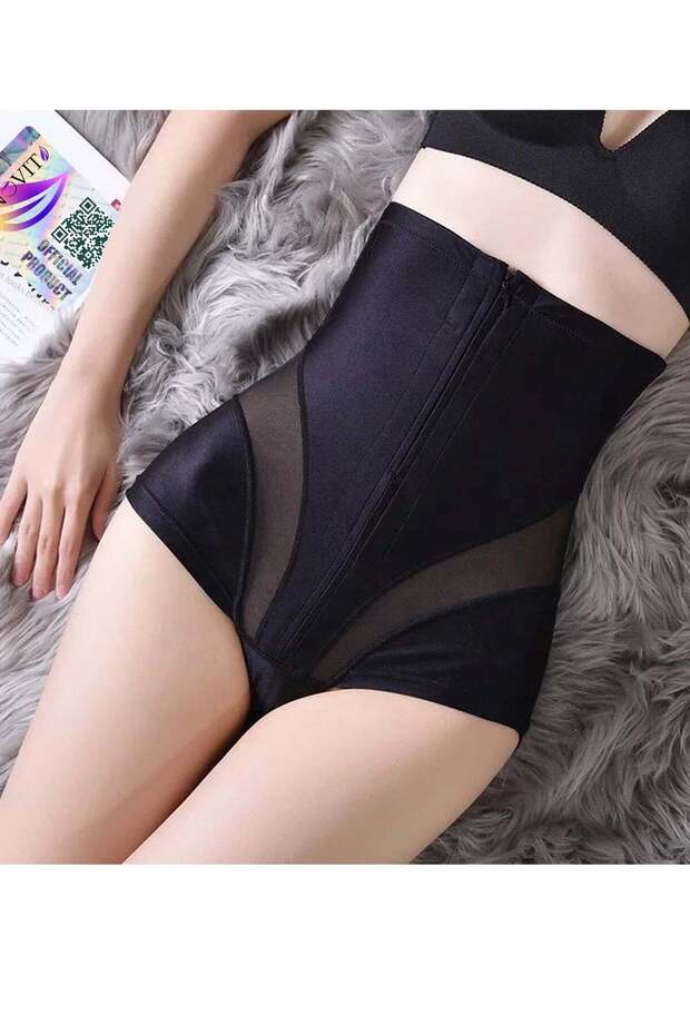 Chiloți modelatori Ruby, efect de slăbire - Negru - S-M, Negru - 4
