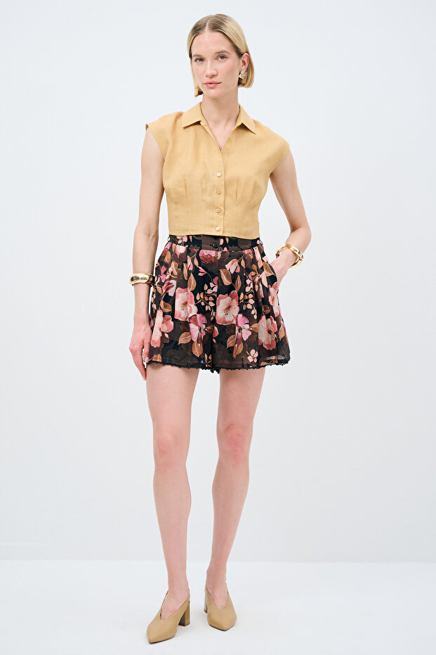 Crop Kolsuz Gömlek - 3