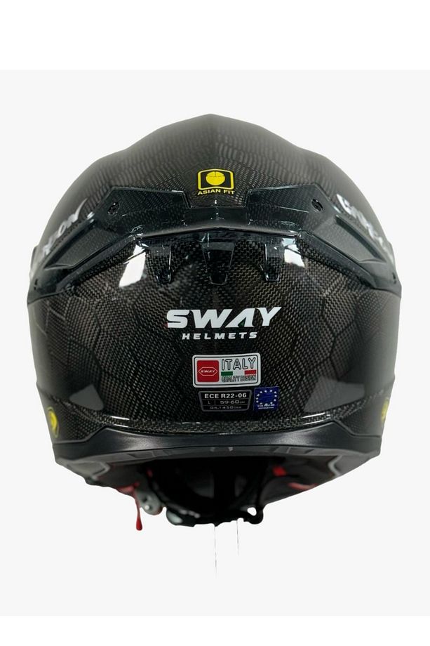 SW 861 CARBON SNAKE PARLAK Full Face Kask - 2