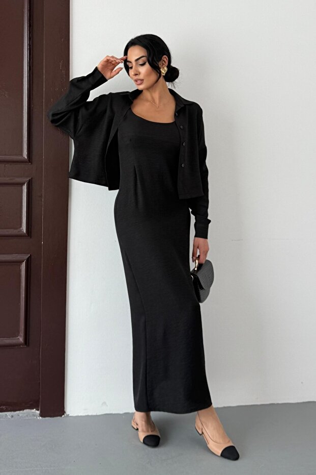 Gömlek - Elbise İkili Takım B5010 - 3