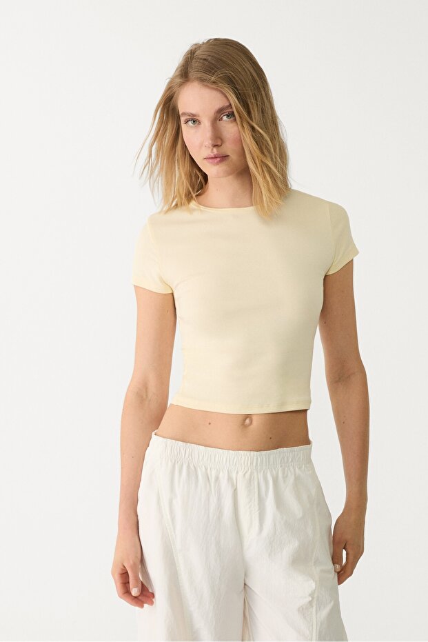 تي شيرت أساسي بقصّة Slim Fit - 1