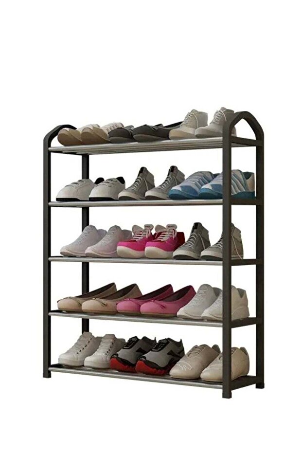 5-Tier Shoe Rack Storage Organizer: Stylish, Sturdy, and Space-Saving