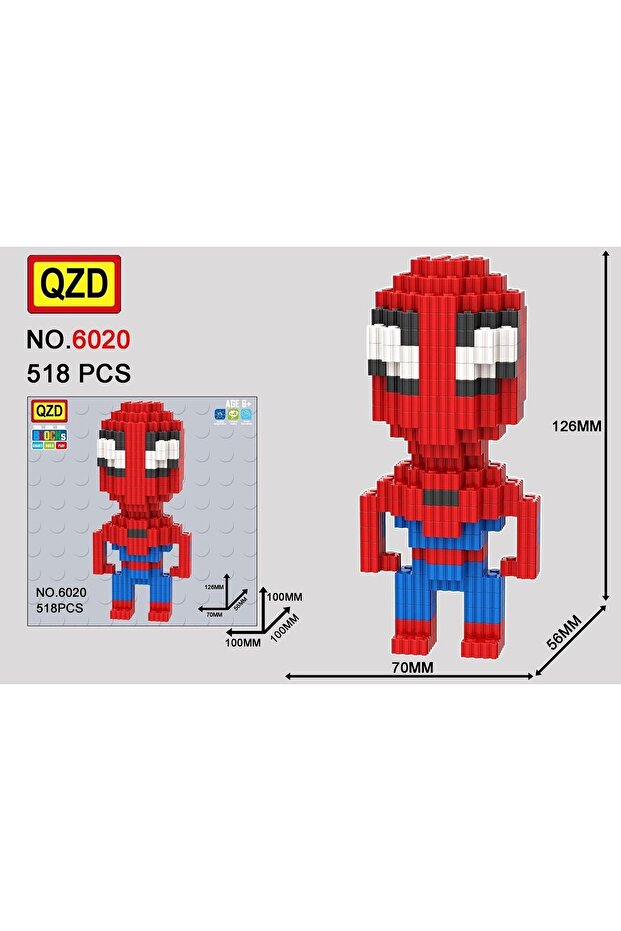örümcek adam 518 parça mini blocks - 1