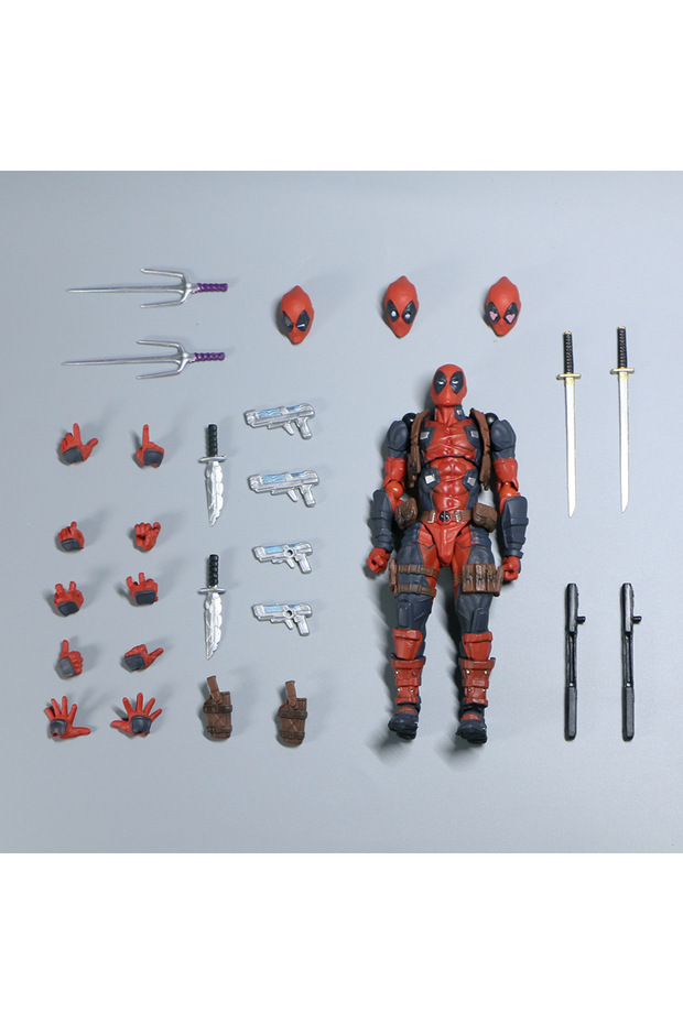 With Box Deadpool 2.0 Amazing Yamaguchi Deadpool 2.0 Action Figure Toys 15cm Super Hero Dead Pool Mo