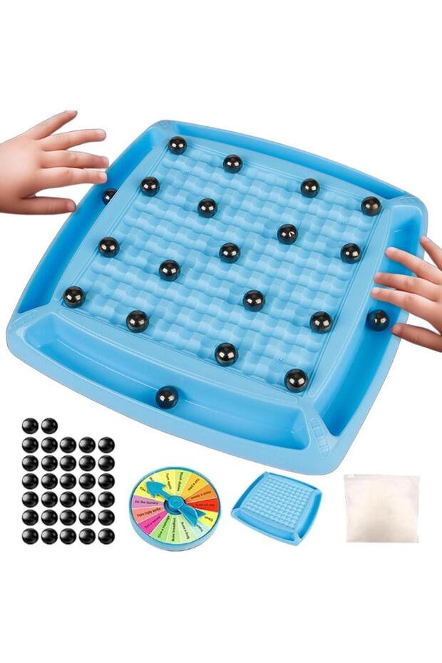 Magnetic chess board game, educational and interactive