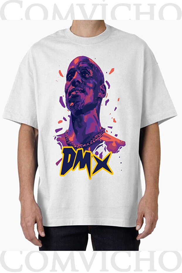 تي شيرت مطبوع بتصميم DMX V1 للجنسين
