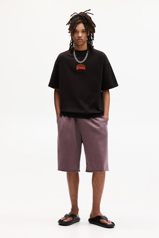 STWD işlemeli t-shirt - 3