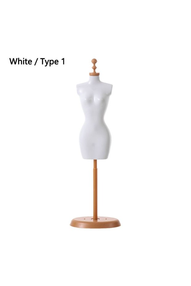 white-type 1 Cute Dolls Display Holder Dolls Support For Doll Clothes Outfit Dress Mannequin Model S