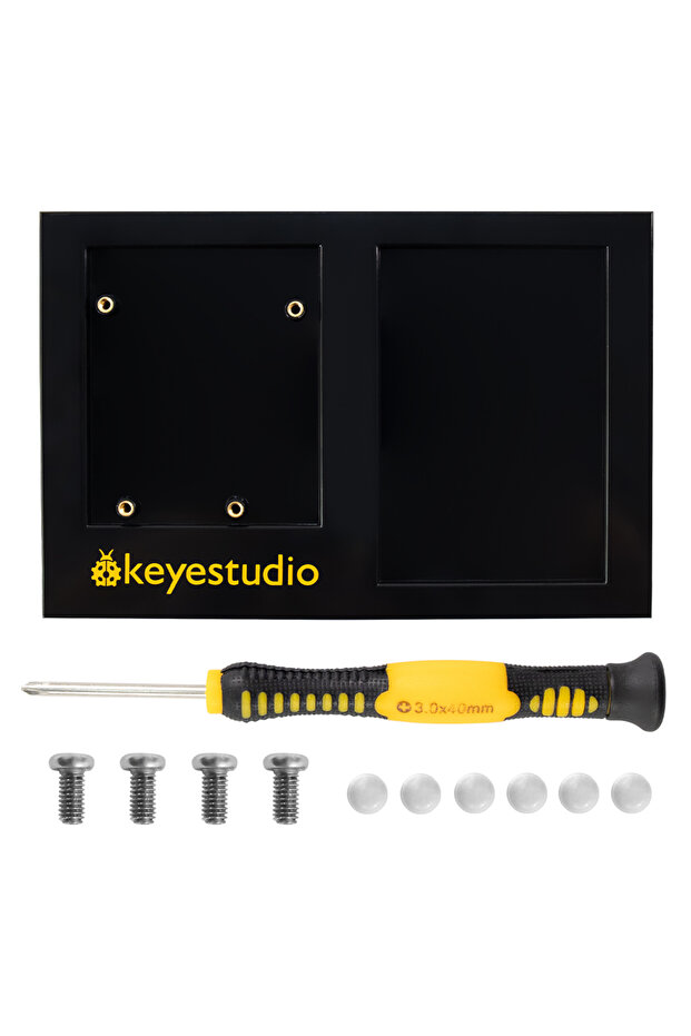 حامل لوحة قاعدة تجريبية من Keyestudio ABS لـ Arduino UNO R3 MEGA 2560 حامل 400 نقطة