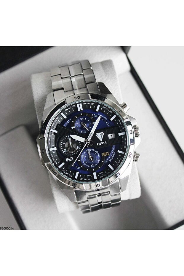 Fs000014 Men's Wrist Watch with Steel Band
