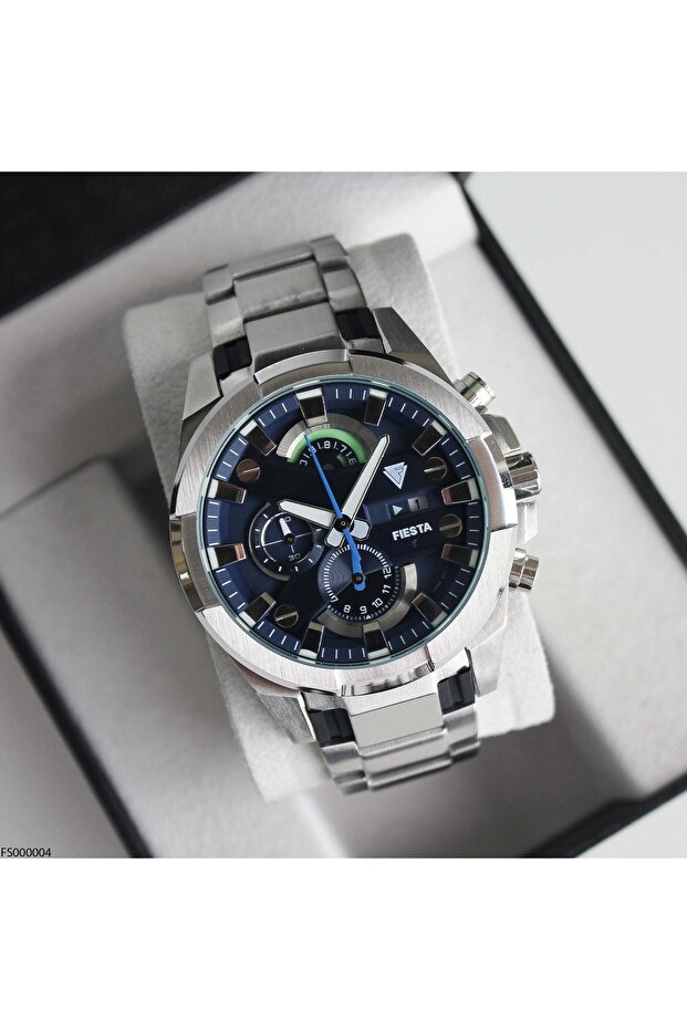 Fs000004 Men's Wrist Watch with Steel Band