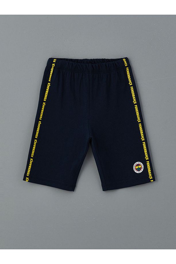 LCW Kids Beyaz Fenerbahçe Baskılı Erkek Çocuk Tişört ve Şort 2'li - 6