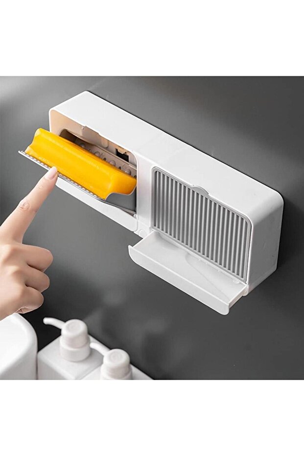 Sunup Çift Bölmeli Banyo Sabun Kutusu - 2