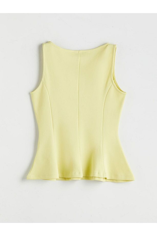 LCW Vision Kayık Yaka Peplum Bluz - 6