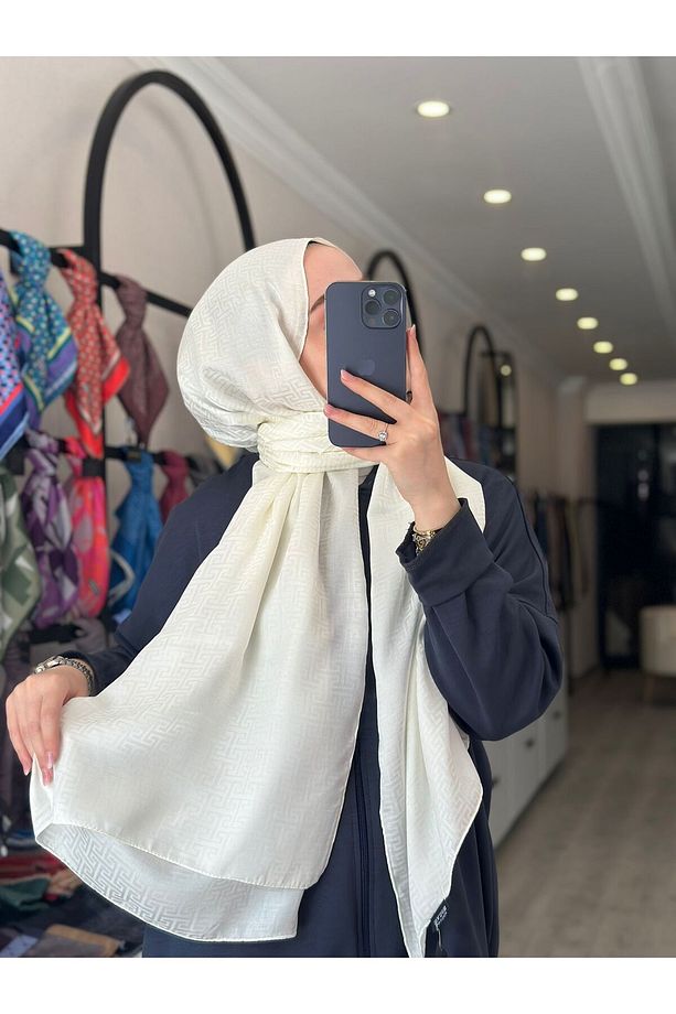 LABİRENT DESEN JAKAR ŞAL - 1