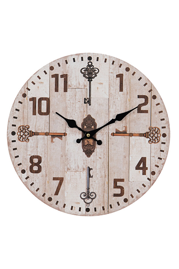 Keys wall clock 34x4 cm - 1