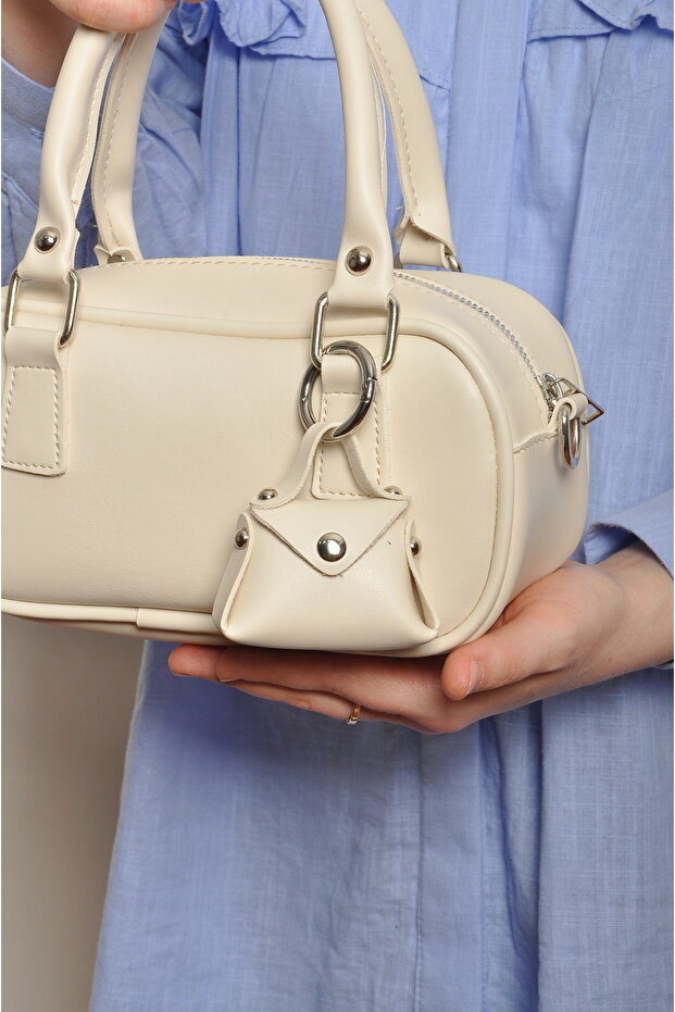 Women's Adjustable Strap Leather Model, AirPods Bag Accessory, Cross Hand and Shoulder Bag