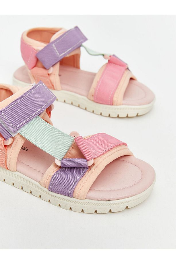 LCW STEPS Karişik Cırt Cırtlı Kız Bebek Sandalet - 3