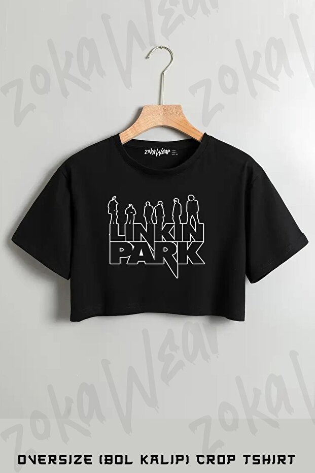تي شيرت مطبوع كبير الحجم من Linkin Park Sileut