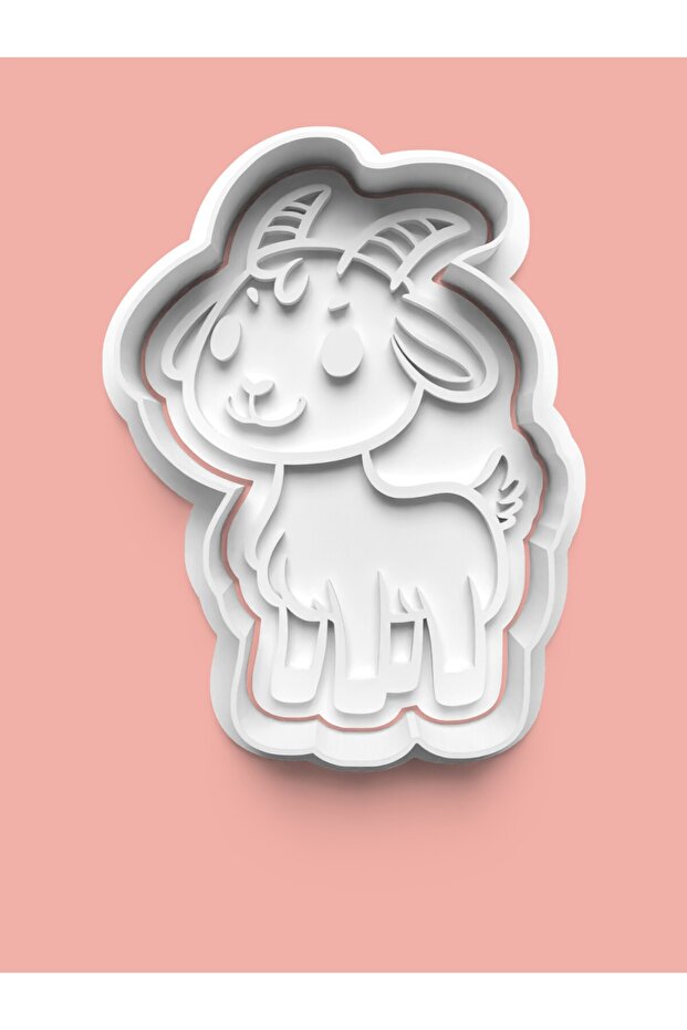Goat Figure Cookie Mold and Sugar Dough Mold 0540-8