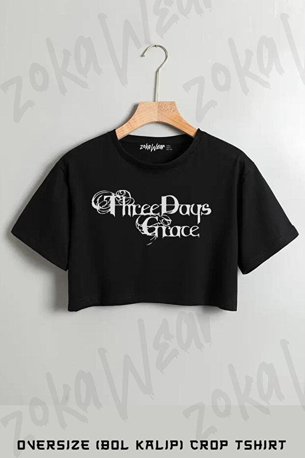 تي شيرت مطبوع عليه Three Days Grace مقاس كبير