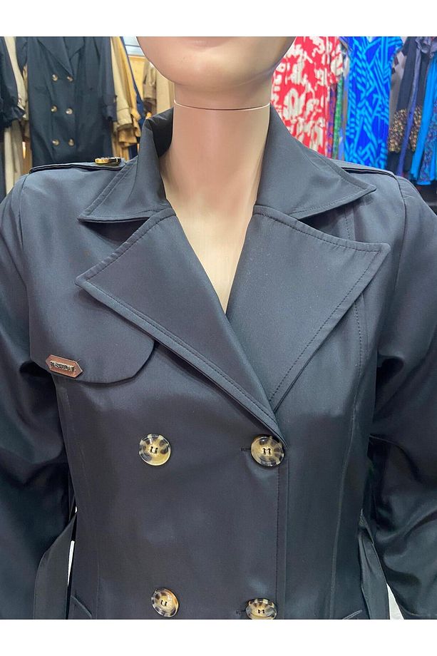 Uzun Tam Boy Astarlı Trençkot - 2