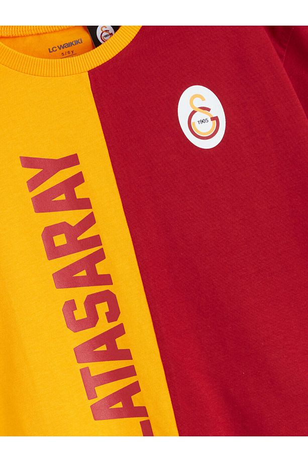 Yeni Sezon Galatasaray Baskili Erkek Cocuk Tisort ve Sort 2'li - S5NS97Z1 - 3