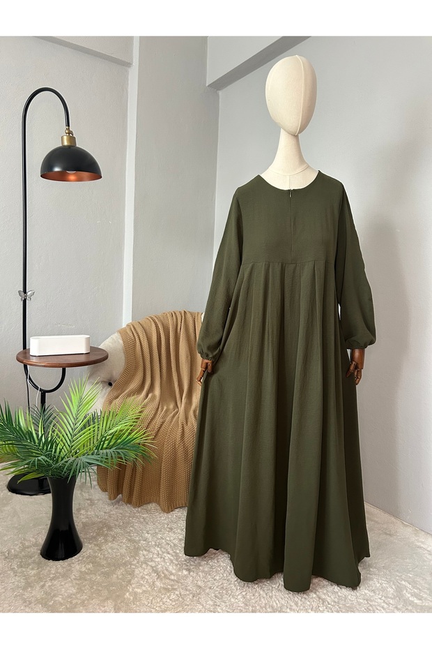 Lumaya Ayrobin Dress Souffle Suit (Khaki)