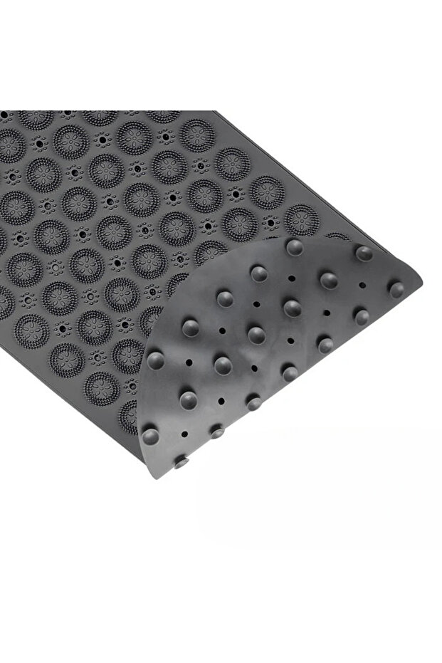Massage Silicone Bath Mat with Suction Cups Non-Slip Bathtub and Shower Mat S-142