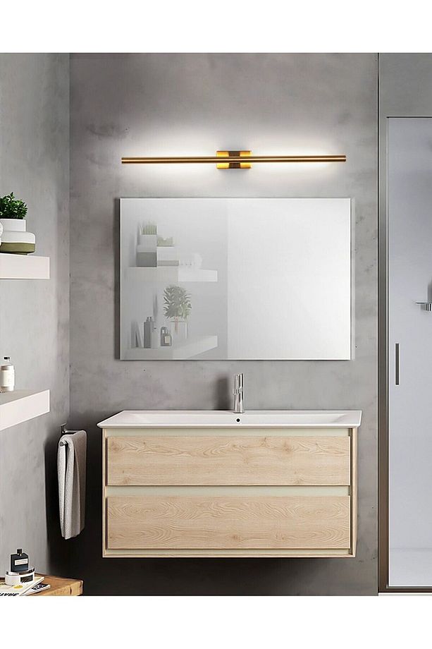 Modern Dekoratif Led Duvar Aplik Uzun Çubuk Led Tekli 80 Cm Gün Işığı - 3