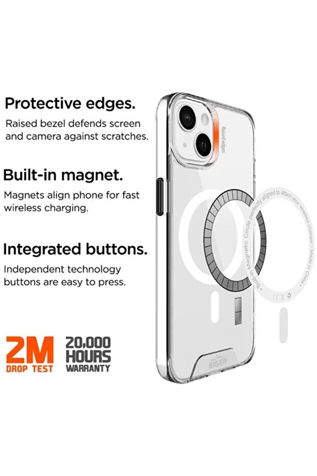 Husa Glacier Magsafe Case iPhone 15 Clear - 3