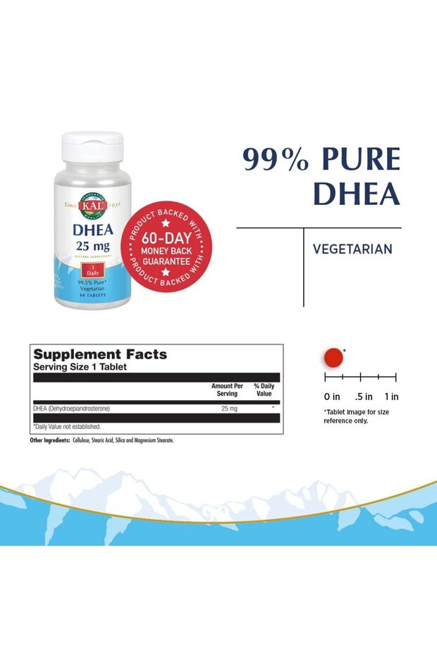DHEA 25 mg 60 tablet - 2