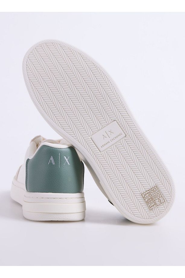 Beyaz - Yeşil Kadın Sneaker XDX181 - 4