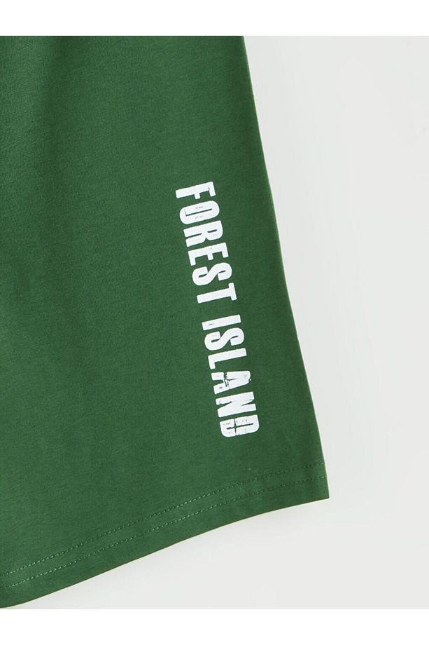 LCW Kids Bisiklet Yaka Erkek Çocuk Şortlu Pijama Takımı - 6