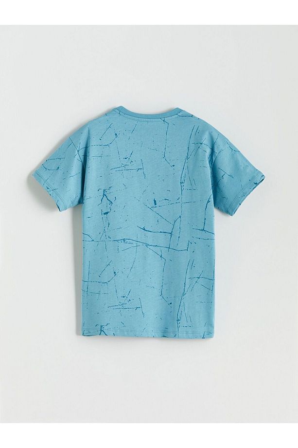 LCW Kids Bisiklet Yaka Erkek Çocuk Şortlu Pijama Takımı - 4