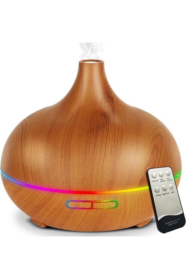 300ml Aromatherapy Diffuser, With Timer and LED Light, Suitable for Hydration, Relaxation and Soft - 1