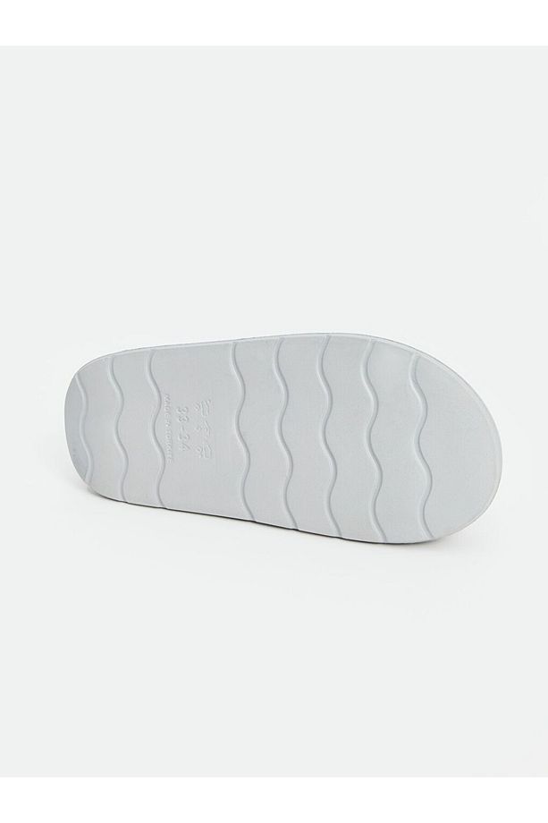 LCW STEPS Tek Bantlı Baskılı Erkek Çocuk Terlik - 4