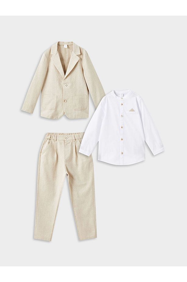 LCW Kids Basic Erkek Bebek Takım Elbise - 1