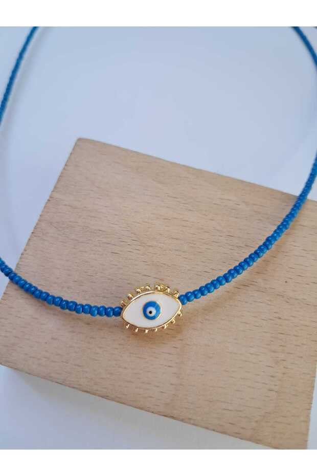 Nazar mavi boncuk kolye - 1