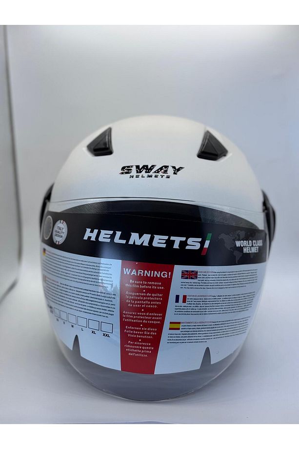 SWAY HELMETS YARIM MOTORCU KASKI - 4