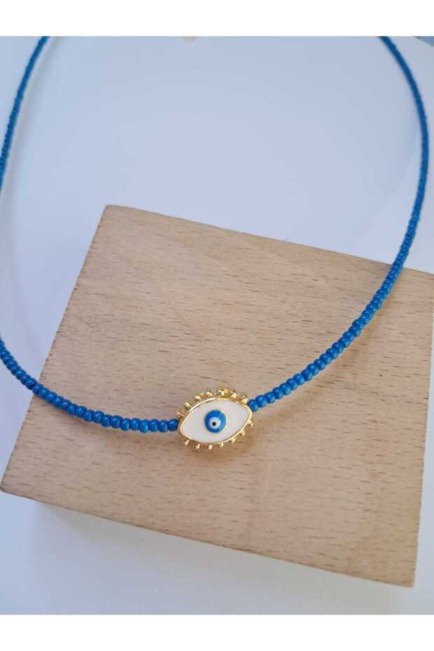Nazar mavi boncuk kolye - 2