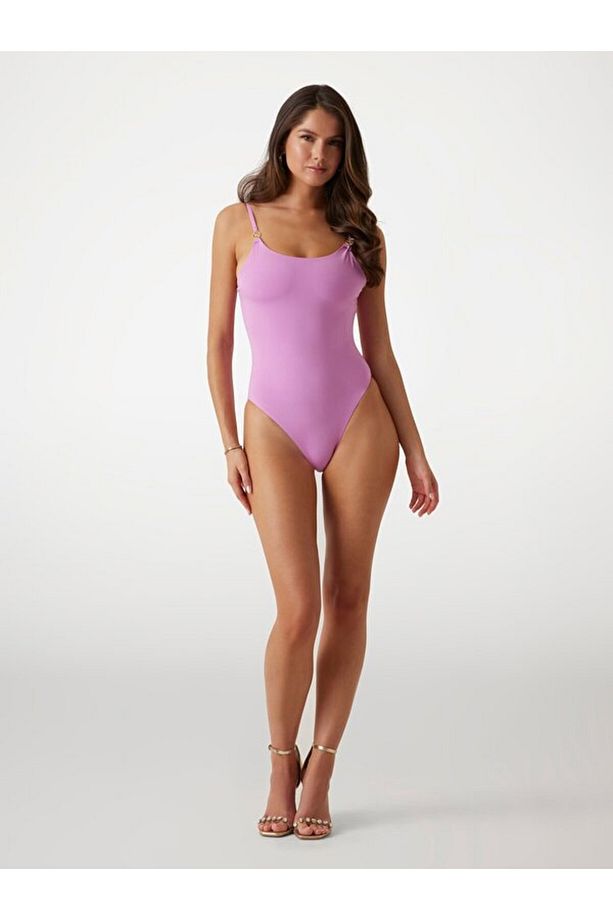 One Piece With Belt Kadın Mayo - 2