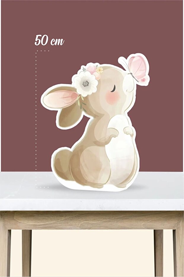 Butterfly Rabbit Themed - 50 cm Footed Board